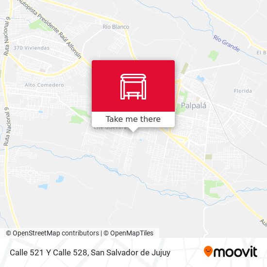 Calle 521 Y Calle 528 map