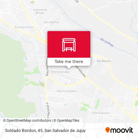 Soldado Bordon, 45 map