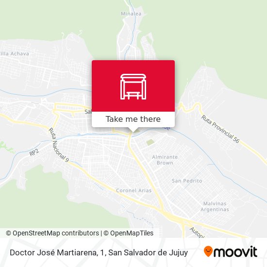 Doctor José Martiarena, 1 map