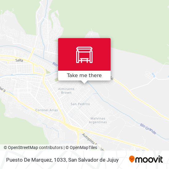 Puesto De Marquez, 1033 map