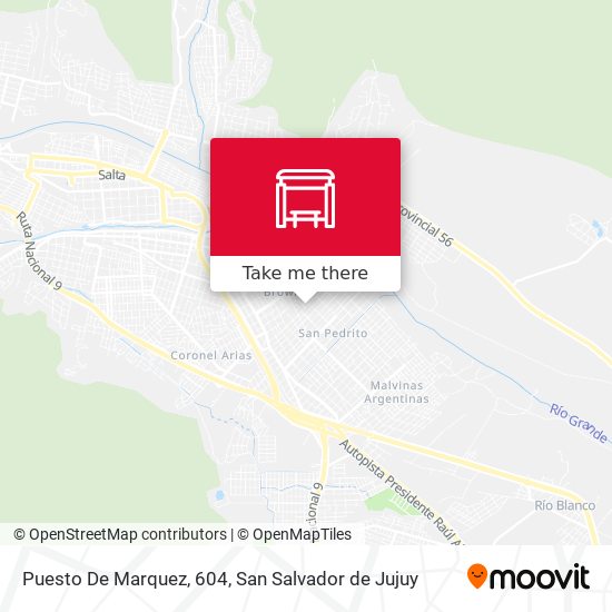 Puesto De Marquez, 604 map