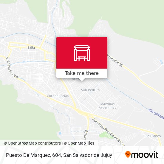 Puesto De Marquez, 604 map