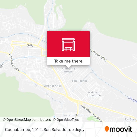 Cochabamba, 1012 map