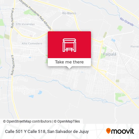 Calle 501 Y Calle 518 map