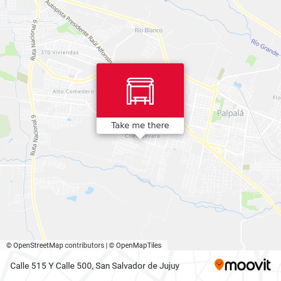 Calle 515 Y Calle 500 map
