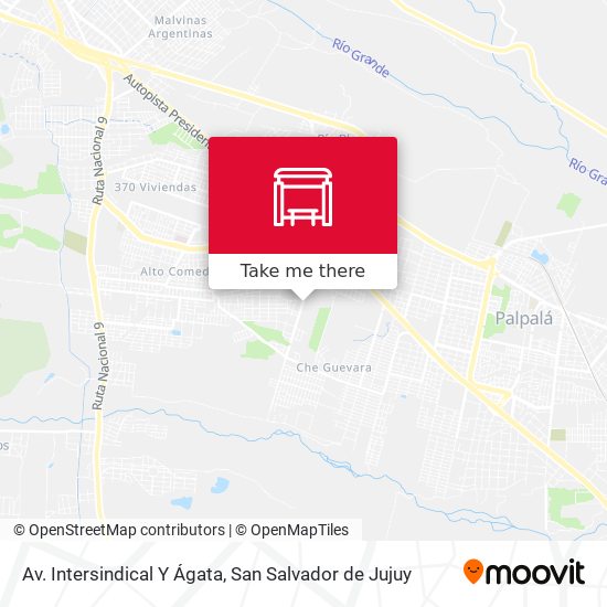 Av. Intersindical Y Ágata map