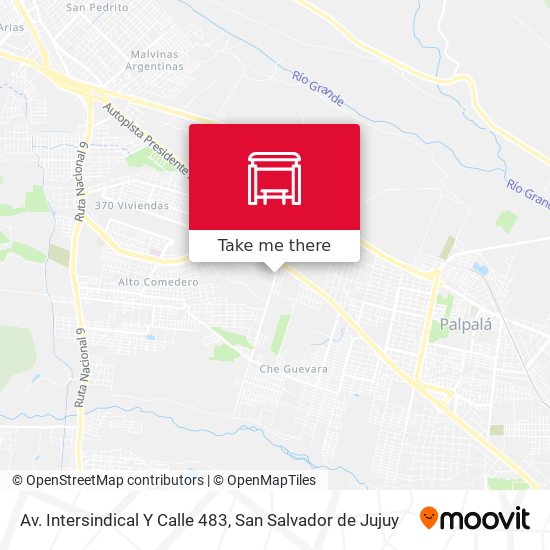 Mapa de Av. Intersindical Y Calle 483
