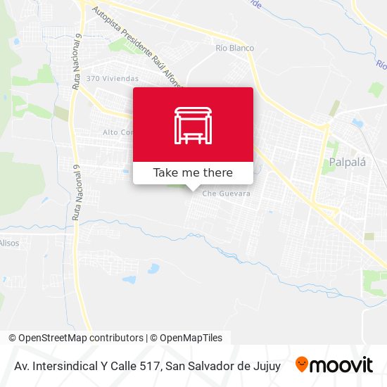 Av. Intersindical Y Calle 517 map