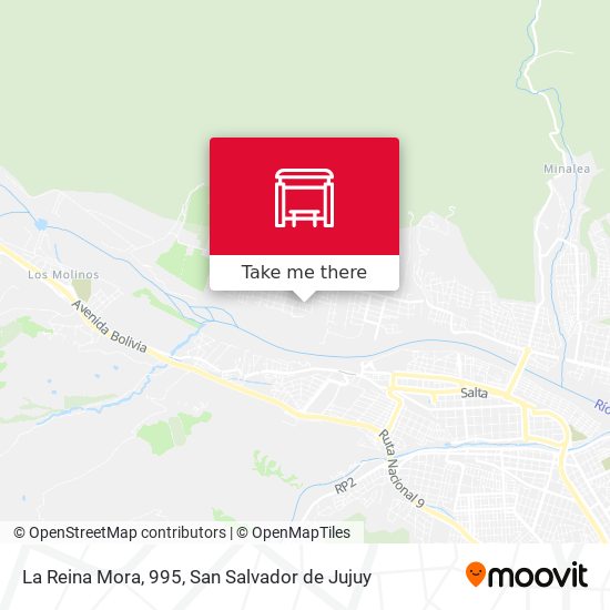 La Reina Mora, 995 map