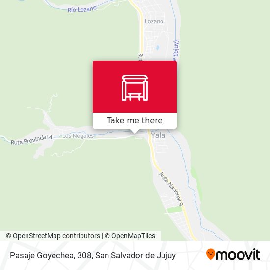 Mapa de Pasaje Goyechea, 308