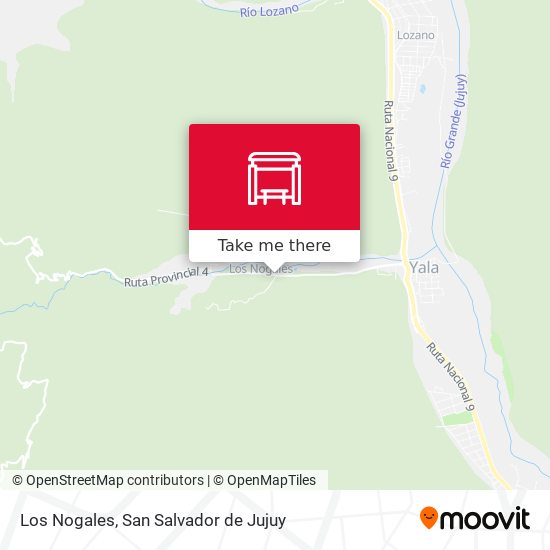Los Nogales map