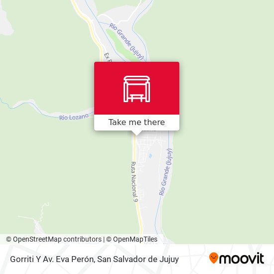Gorriti Y Av. Eva Perón map