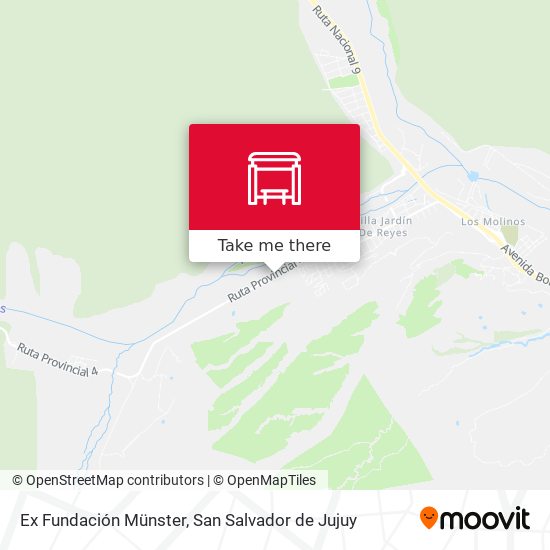 Mapa de Ex Fundación Münster
