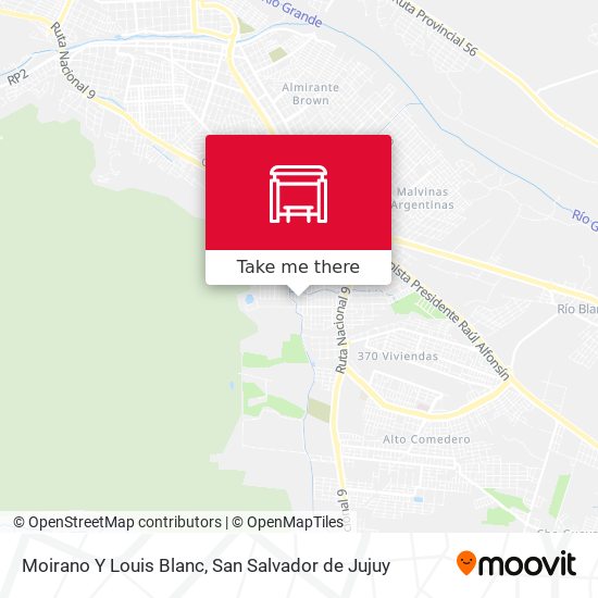 Moirano Y Louis Blanc map