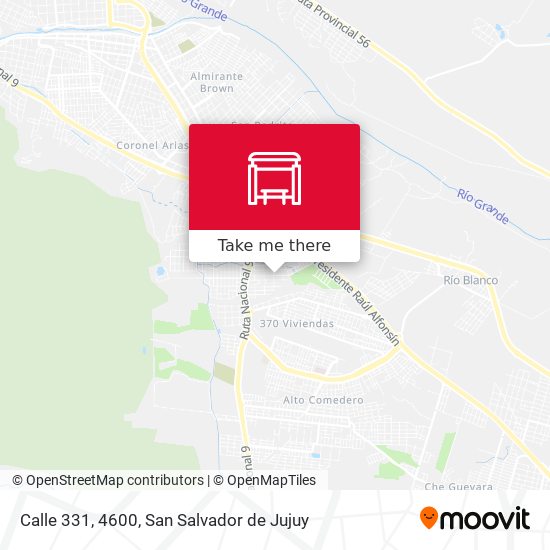 Calle 331, 4600 map