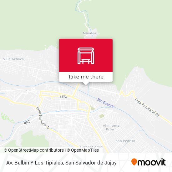 Mapa de Av. Balbín Y Los Tipiales