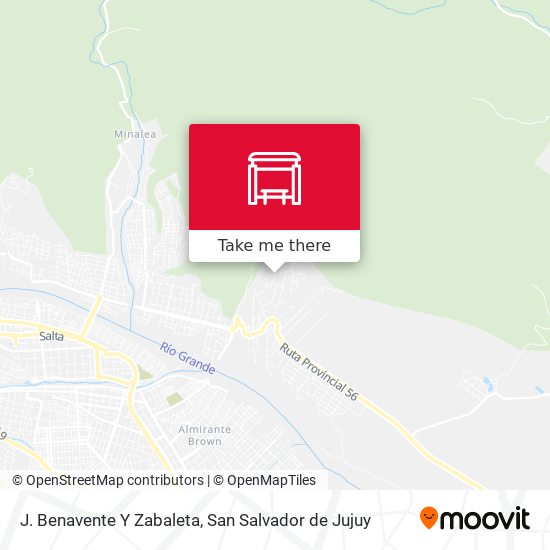 Mapa de J. Benavente Y Zabaleta