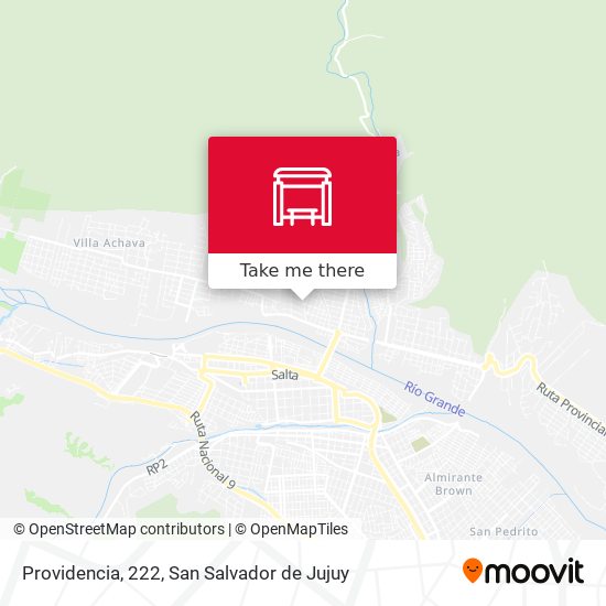 Providencia, 222 map
