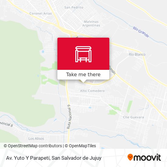 Av. Yuto Y Parapetí map