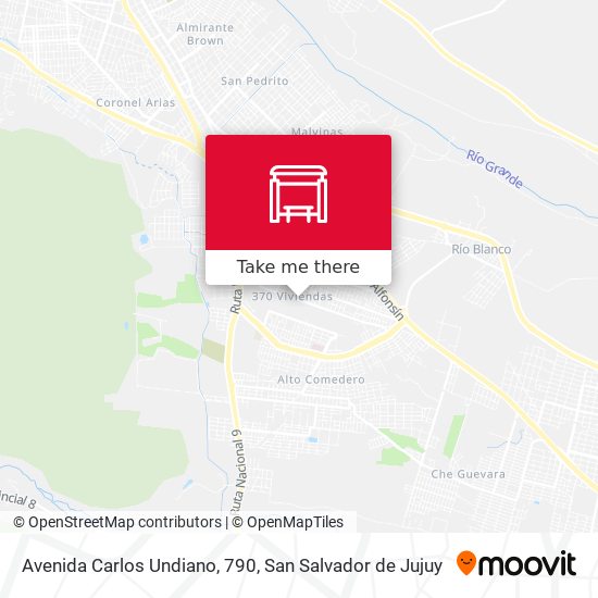 Mapa de Avenida Carlos Undiano, 790