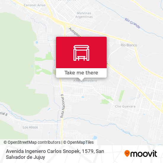 Avenida Ingeniero Carlos Snopek, 1579 map