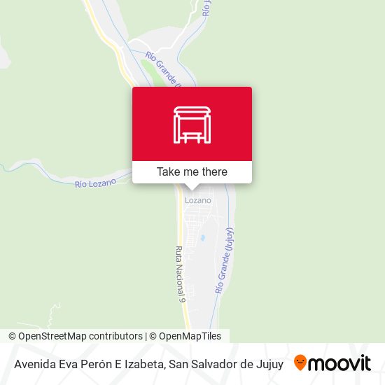 Avenida Eva Perón E Izabeta map