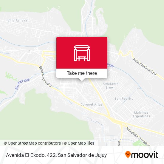 Mapa de Avenida El Exodo, 422