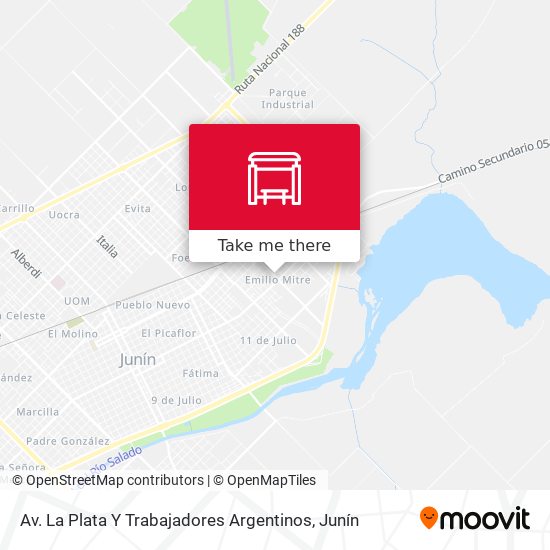 Av. La Plata Y Trabajadores Argentinos map