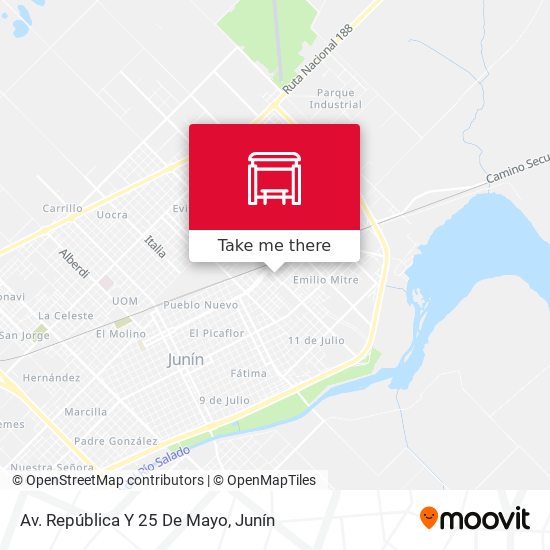 Mapa de Av. República Y 25 De Mayo
