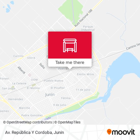 Av. República Y Cordoba map