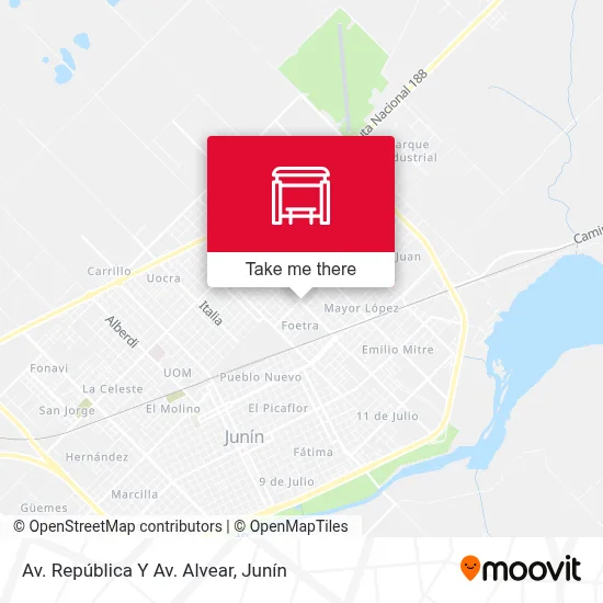 Av. República Y Av. Alvear map