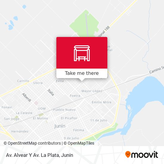 Mapa de Av. Alvear Y Av. La Plata