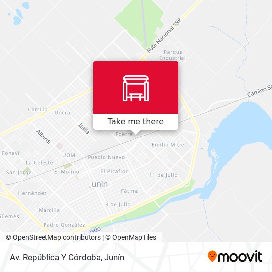 Av. República Y Córdoba map