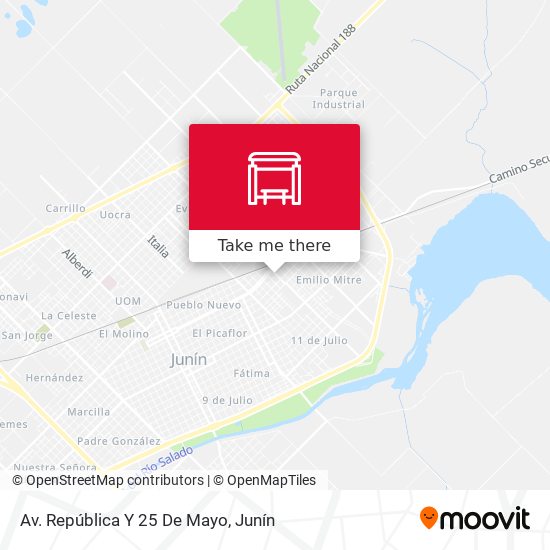 Mapa de Av. República Y 25 De Mayo