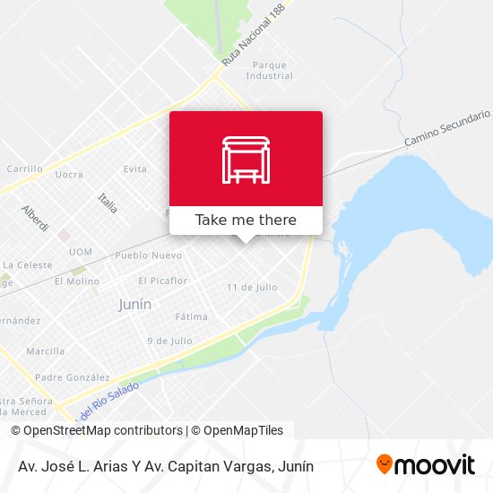 Av. José L. Arias Y Av. Capitan Vargas map