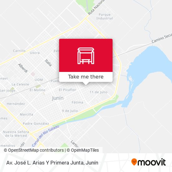 Mapa de Av. José L. Arias Y Primera Junta