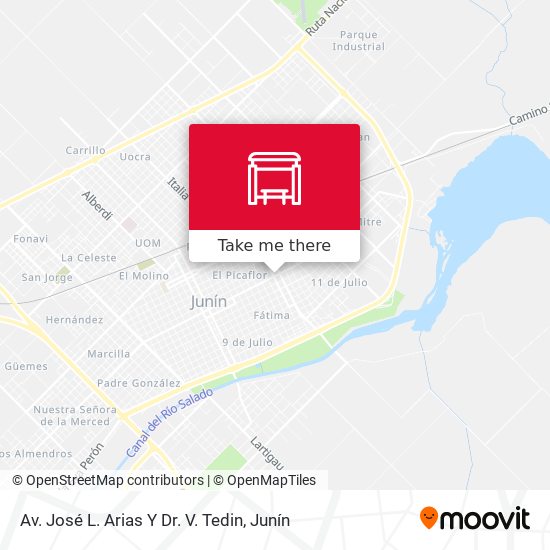 Mapa de Av. José L. Arias Y Dr. V. Tedin