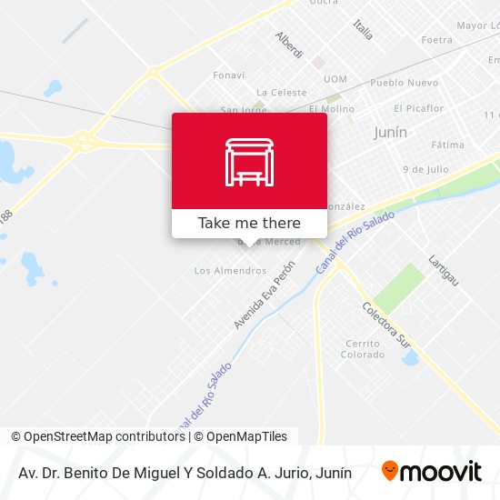 Av. Dr. Benito De Miguel Y Soldado A. Jurio map