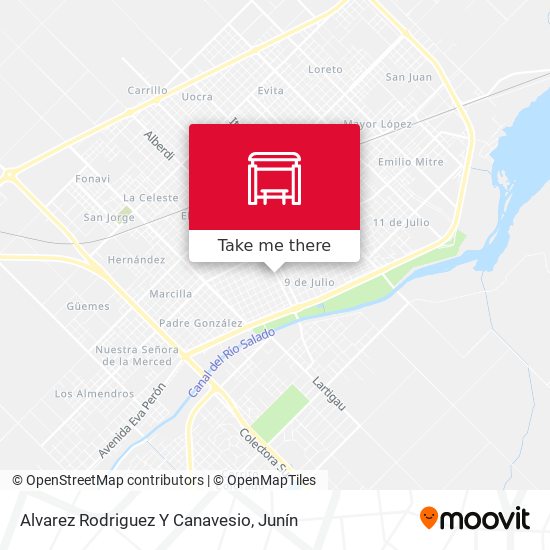 Alvarez Rodriguez Y Canavesio map