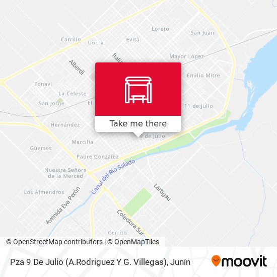 Mapa de Pza 9 De Julio (A.Rodriguez Y G. Villegas)