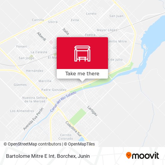 Bartolome Mitre E Int. Borchex map