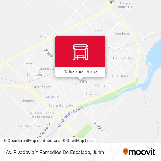 Av. Rivadavia Y Remedios De Escalada map