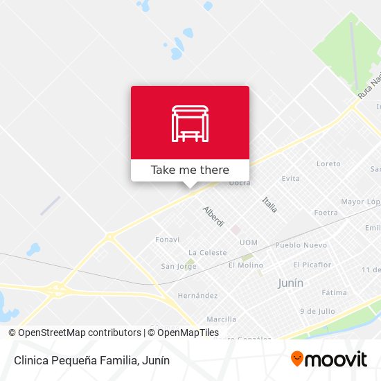 Clinica Pequeña Familia map