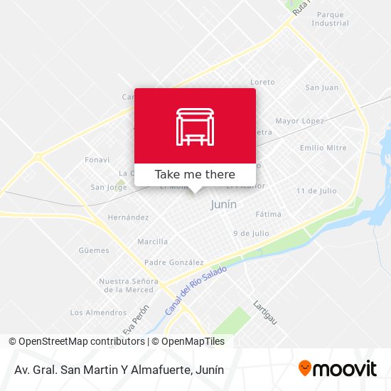 Av. Gral. San Martin Y Almafuerte map