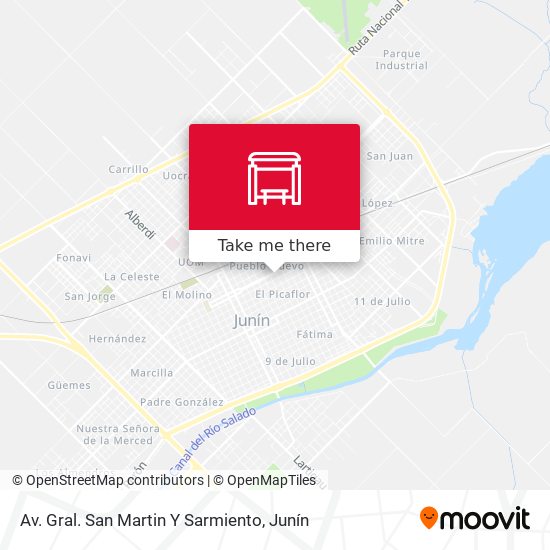 Av. Gral. San Martin Y Sarmiento map