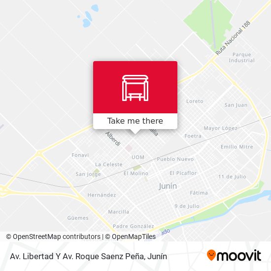 Av. Libertad Y Av. Roque Saenz Peña map