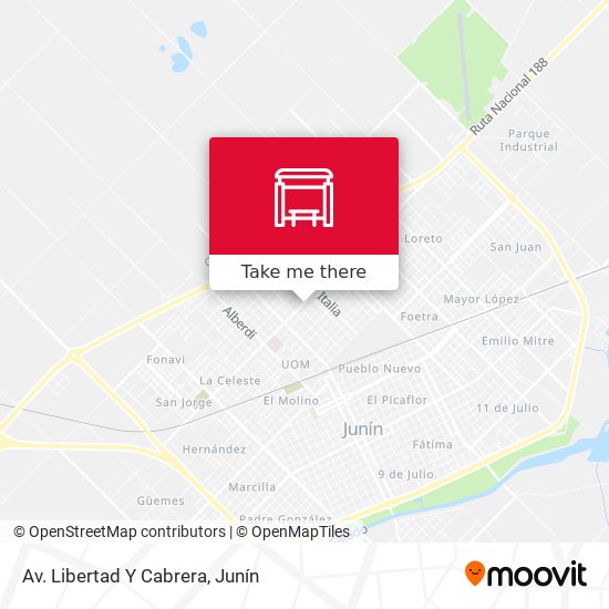 Av. Libertad Y Cabrera map