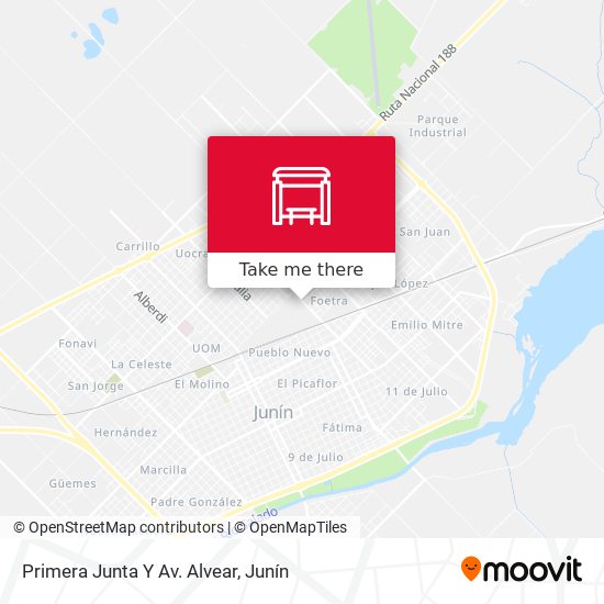 Primera Junta Y Av. Alvear map