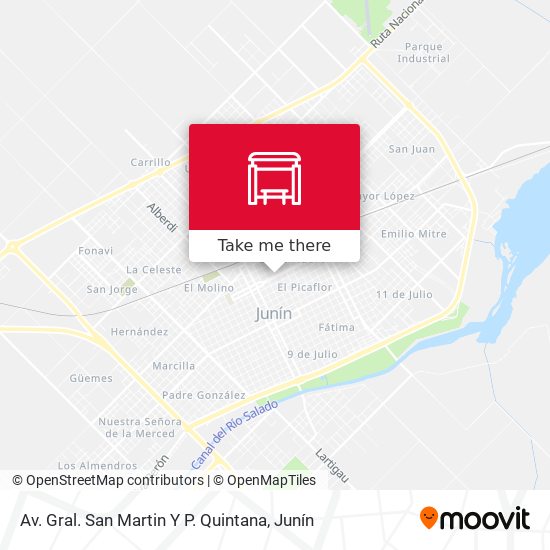 Av. Gral. San Martin Y P. Quintana map