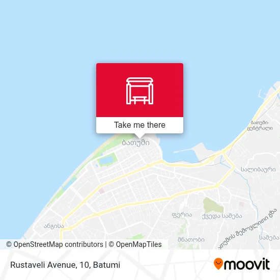 Rustaveli Avenue, 10 map